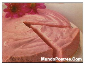 Torta de mousse de Frutillas