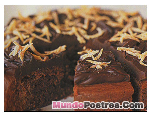 Pastel de chocolate con naranja Pastel de chocolate con naranja