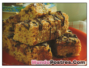 Barritas de chocolate con naranja