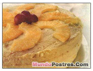 Torta bizcochuelo de ananá