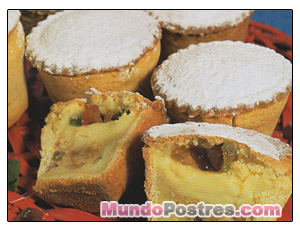Budincitos italianos rellenos para el día del niño