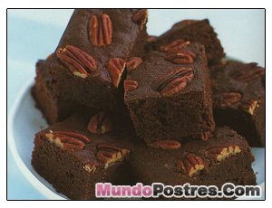 Cuadraditos de Chocolate con Nueces