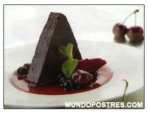 Dúo de granita y mouse de chocolate