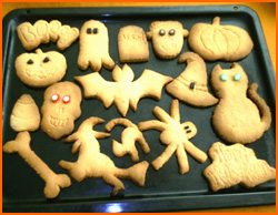 Galletas tenebrosas para Halloween