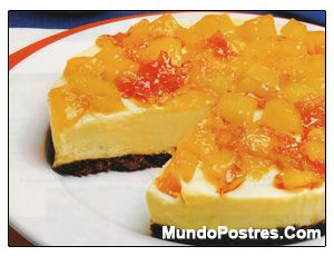 Esponjoso de vainilla y mango