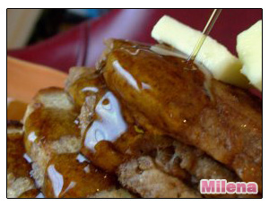 Hotcakes con canela Hotcakes con canela