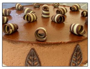Torta de Mousse de Chocolate Torta de Mousse de Chocolate