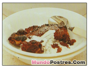 Pudín de Cruasán de Chocolate Pudín de Cruasán de Chocolate